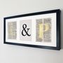 Recycled Personalised Initial Neon Typography Print, thumbnail 11 of 12