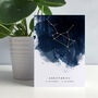 Sagittarius Constellation Zodiac Birthday Card, thumbnail 2 of 5