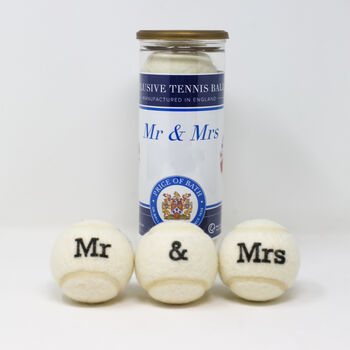 Customised Wedding Themed Tennis Balls, 9 of 12