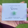 Personalised Lucky Star Gift With Mini Green Aventurine Star, thumbnail 2 of 4