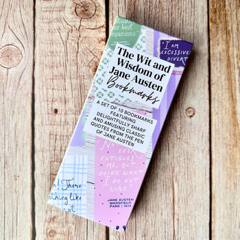 The Wit And Wisdom Of Jane Austen Bookmarks Set Of 10, 2 of 7