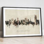 Wolverhampton Skyline Cityscape Art Print, thumbnail 12 of 12