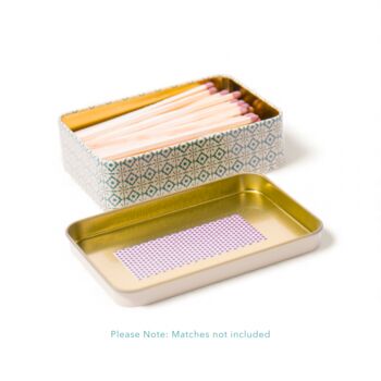 Match Tin Storage Box Candle Home Kitchen Accessory Matches | Cook's Matches, 4 of 5