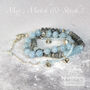 Layered Aquamarine Charm Bracelet, thumbnail 9 of 11