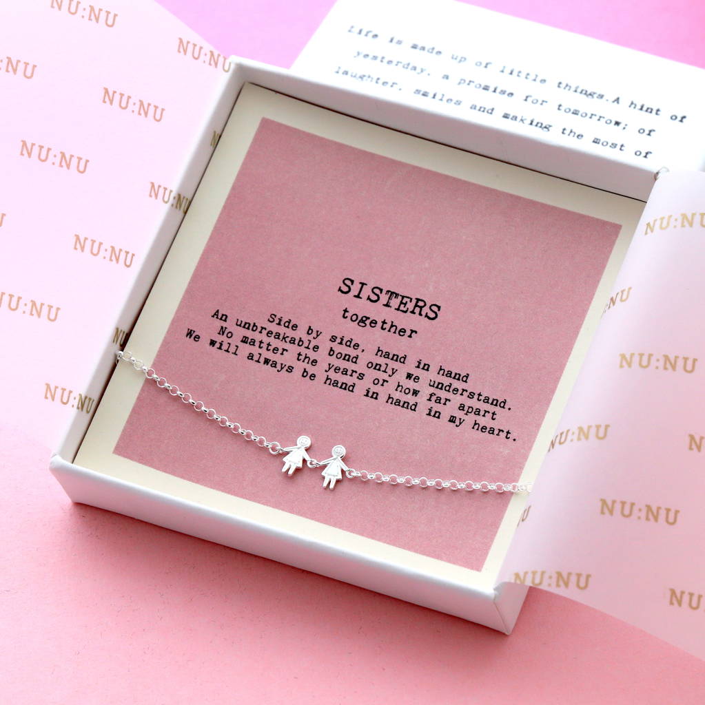 sisters together bracelet by attic | notonthehighstreet.com