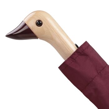 Duck Head Compact Umbrella In Cherry, 2 of 3