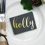 Personalised Gold And Silver Wedding Place Settings, thumbnail 2 of 4
