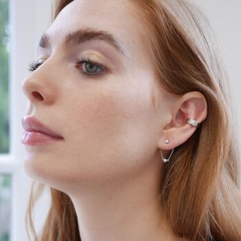 Opal Chandelier Ear Jacket Stud Earrings, 3 of 5