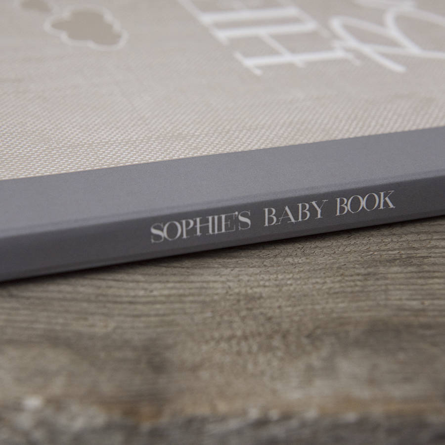 baby journal and record book by illustries