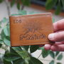 Personalised Leather Camping Card Holder, thumbnail 2 of 7