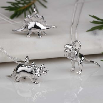 Personalised T Rex Necklace, 4 of 12