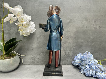Tall 35cm Gentleman Ram Regal Sheep Figurine Ornament, 8 of 12