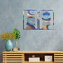 Up And Down Twin Metal Panel Art Geometric Aesthetics, thumbnail 9 of 11