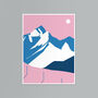 Personalised Mountain Skiing Print, thumbnail 4 of 4