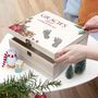 Personalised Baby's First Christmas Memento Box, thumbnail 1 of 8