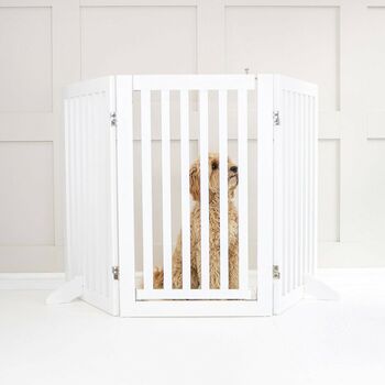 Lords And Labradors Medium Wooden Dog Gate, 4 of 6