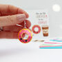 You Are The Coffee To My Donut Valentine's Earrings, thumbnail 11 of 12