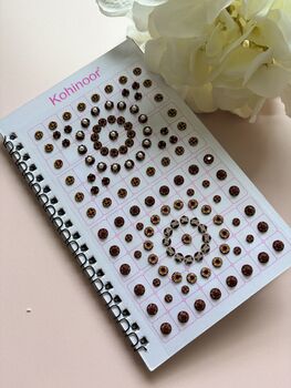 Assorted Designs Fancy Six Page 612 Bindi Booklet, 7 of 9