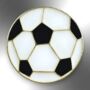 Tiny Football Soccer Enamel Tie Or Lapel Pin, thumbnail 3 of 8