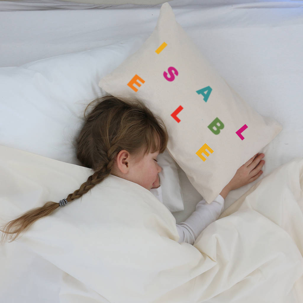 Personalised Letter Cushion For Kids By Minna's room