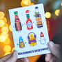 'Seasoning's Greetings' Funny Christmas Card, thumbnail 4 of 4