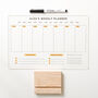 Personalised Weekly Planner Acrylic Sign, thumbnail 10 of 11