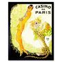 Vintage Advert Paris Showgirl Leopard Art Print, thumbnail 1 of 3