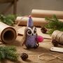 Handmade Felt Hootie The Owl Decoration, thumbnail 3 of 3