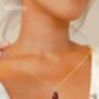 Red Pomegranate Seed Necklace, thumbnail 9 of 10