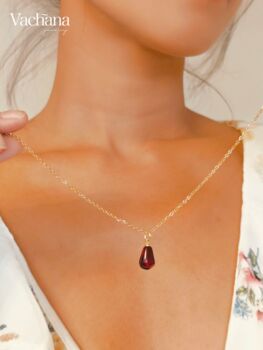 Red Pomegranate Seed Necklace, 9 of 10