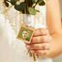 Personalised Wedding Bouquet Photo Charm, thumbnail 1 of 3