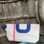 No1 Large Upcycled Versatile Sailcloth Pouch, thumbnail 3 of 9
