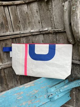 No1 Large Upcycled Versatile Sailcloth Pouch, 3 of 9