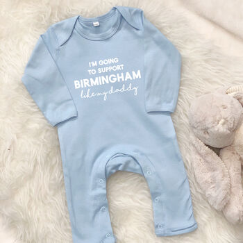 I'm Going To Support… Team Personalised Babygrow, 6 of 9