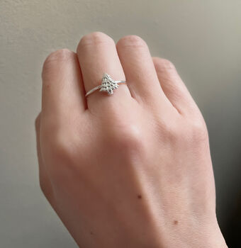 Sterling Silver Snowflake And Christmas Tree Mismatched Earrings, 8 of 10