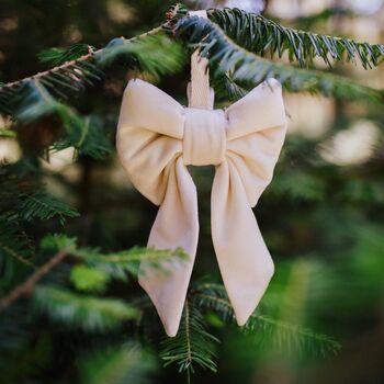 Bow Christmas Tree Decorations, 3 of 7