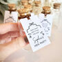 Pearls And Prosecco Hen Party Favours Personalised Shot Bottle Party Bag Filler, thumbnail 2 of 7
