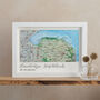 Personalised Map Landscape Location Print, thumbnail 1 of 4