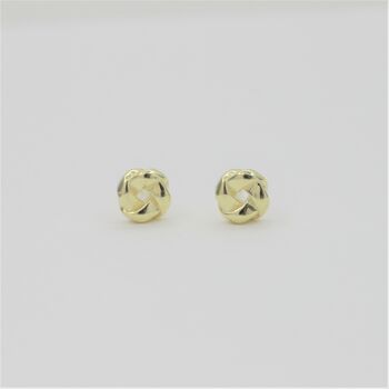 'Grandma's Solid Gold' Knot Earrings, 2 of 6