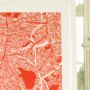 South West London Framed Illustrated Map Print, thumbnail 2 of 2