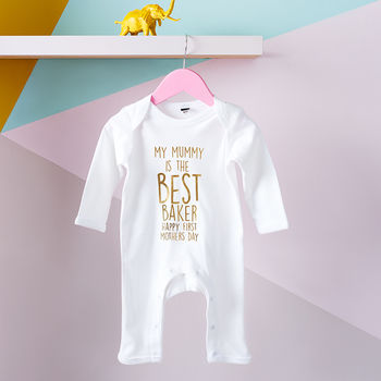'My Mummy Is The Best…' Personalised Rompersuit, 3 of 8