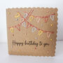 Embroidery Birthday Cards Kit – Pack Of Three Or Six With Envelopes, Hand Embroidery, thumbnail 5 of 8