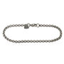 Titanium Strong Square Link Chain Bracelet, thumbnail 2 of 4