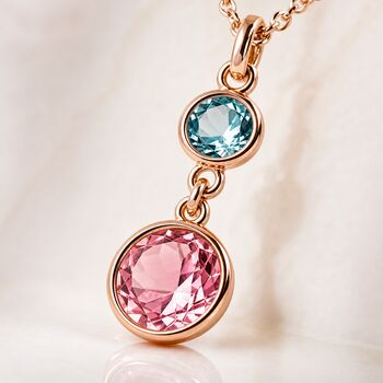 Personalised Create Your Own Mother And Children Birthstones Necklace, 7 of 10