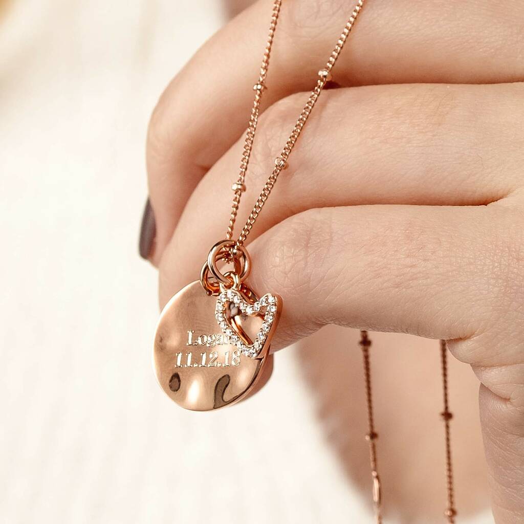 Personalised New Baby Name Necklace By Full Circle Designs