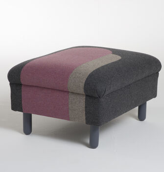 Bespoke Fabric Covered Footstool, 2 of 9