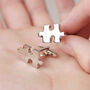 Personalised 'Missing Piece' Jigsaw Cufflinks, thumbnail 2 of 8