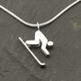 Skiing Necklace, thumbnail 1 of 4