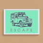 Escape Iconic Land Rover Print, thumbnail 2 of 3