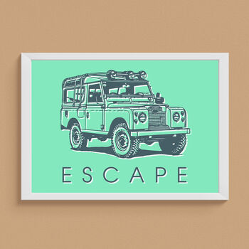 Escape Iconic Land Rover Print, 2 of 3